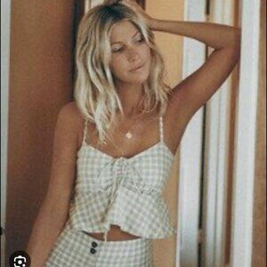 Billabong x The Salty Blonde Gingham Top